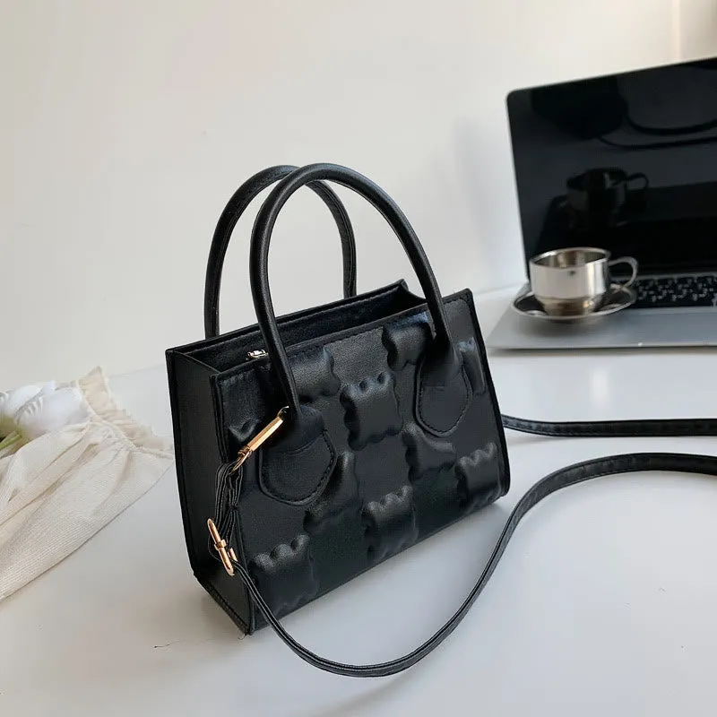 Crossbody Bag For Women Cookie Pattern Solid Color Daily Bag