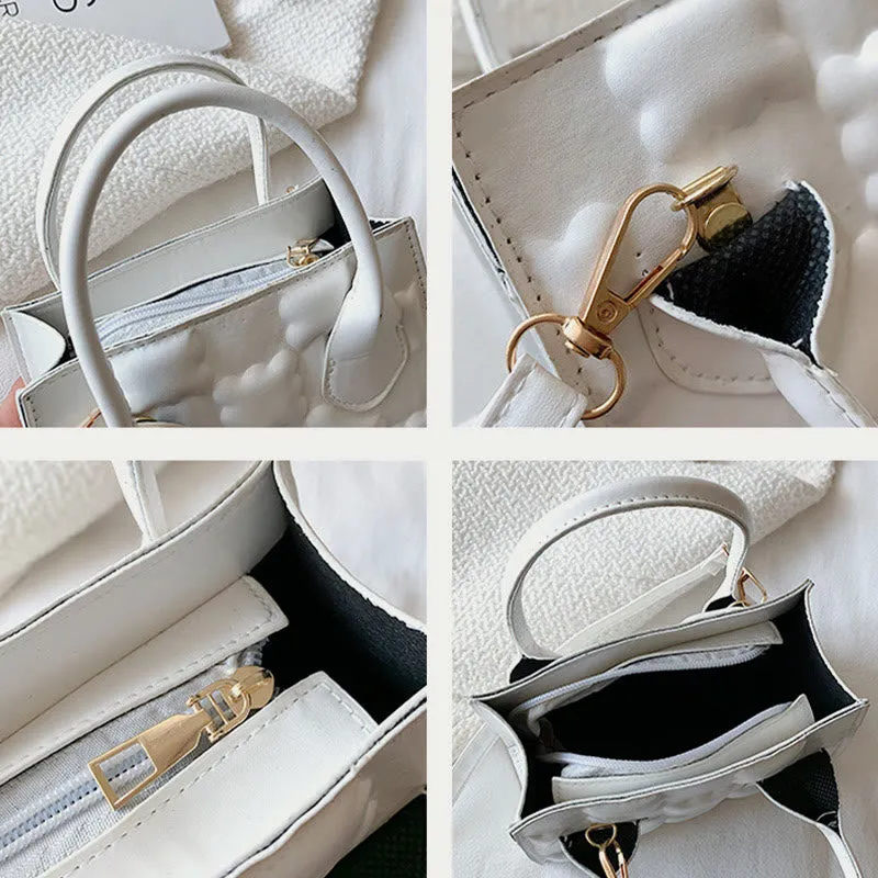 Crossbody Bag For Women Cookie Pattern Solid Color Daily Bag