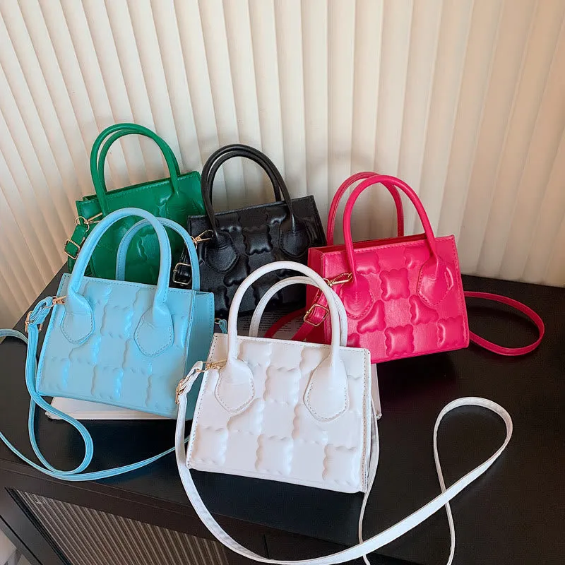 Crossbody Bag For Women Cookie Pattern Solid Color Daily Bag