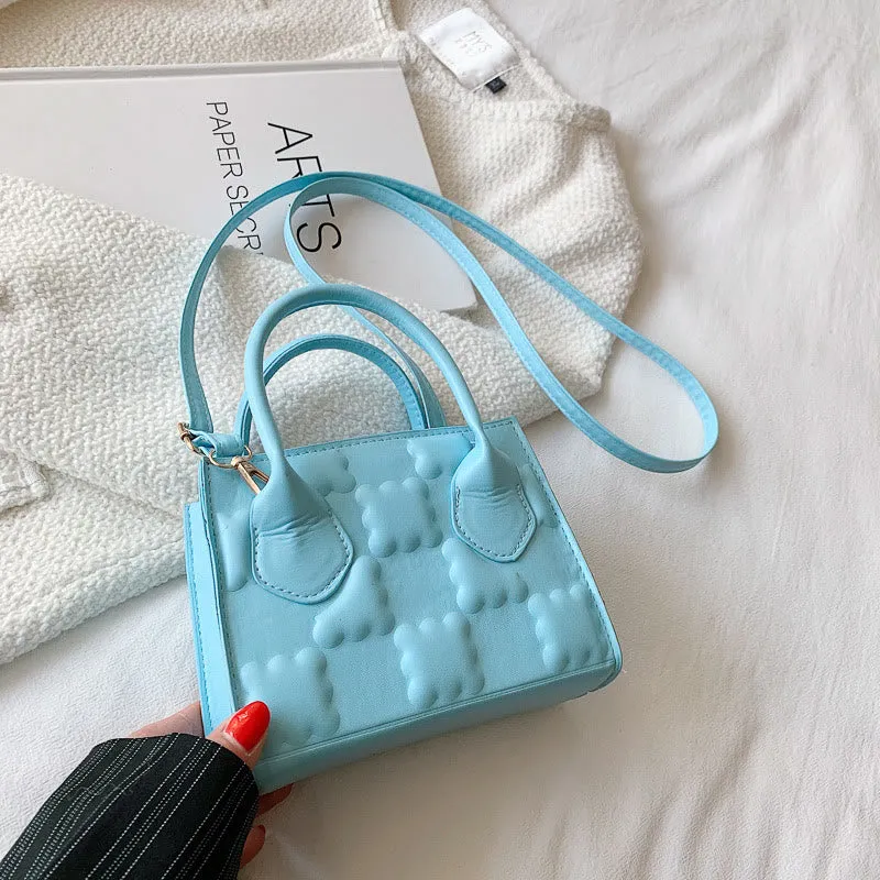 Crossbody Bag For Women Cookie Pattern Solid Color Daily Bag