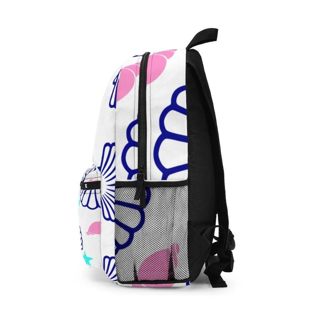 Cute Beach Happy Backpack, College Backpack, Teens Backpack everyday use, Travel Backpack, Weekend bag, Laptop Backpack