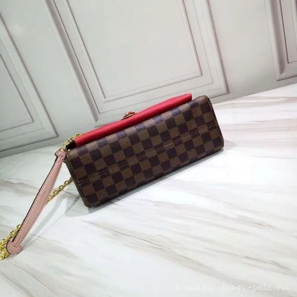 Damier Ebene Canvas Vavin Pm Chain Bag Cherry 2019