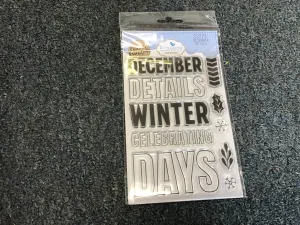December details stamp   by Elizabeth Crafts