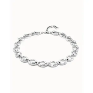 Details White Faceted Crystal Necklace