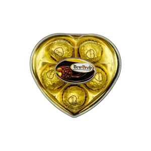 DEWDROP HEART CHOCOLATE GOLDEN COLOR 63G