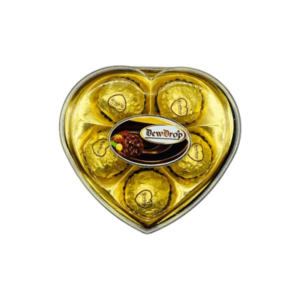 DEWDROP HEART CHOCOLATE GOLDEN COLOR 63G