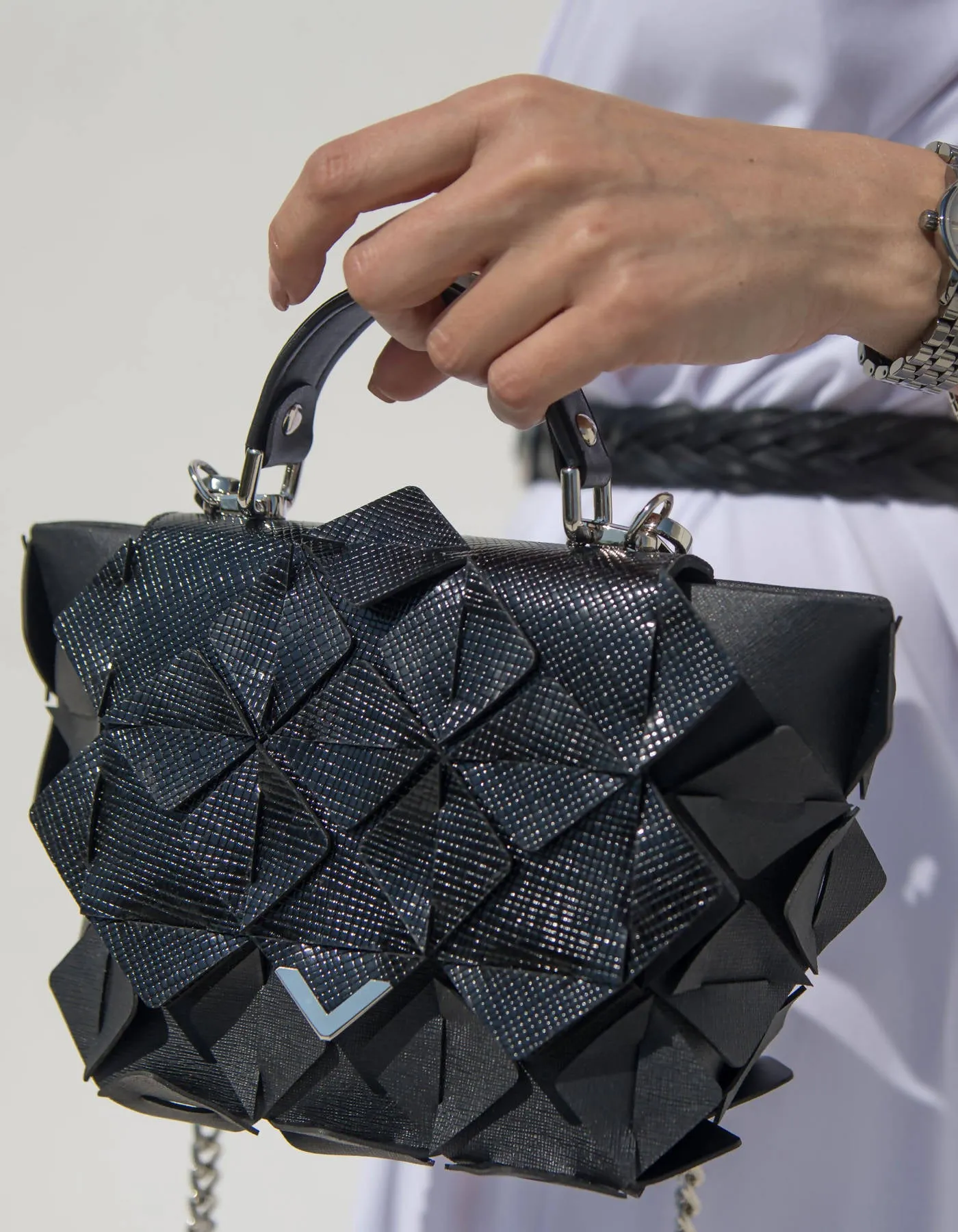 Diamond Bag Crystal Black