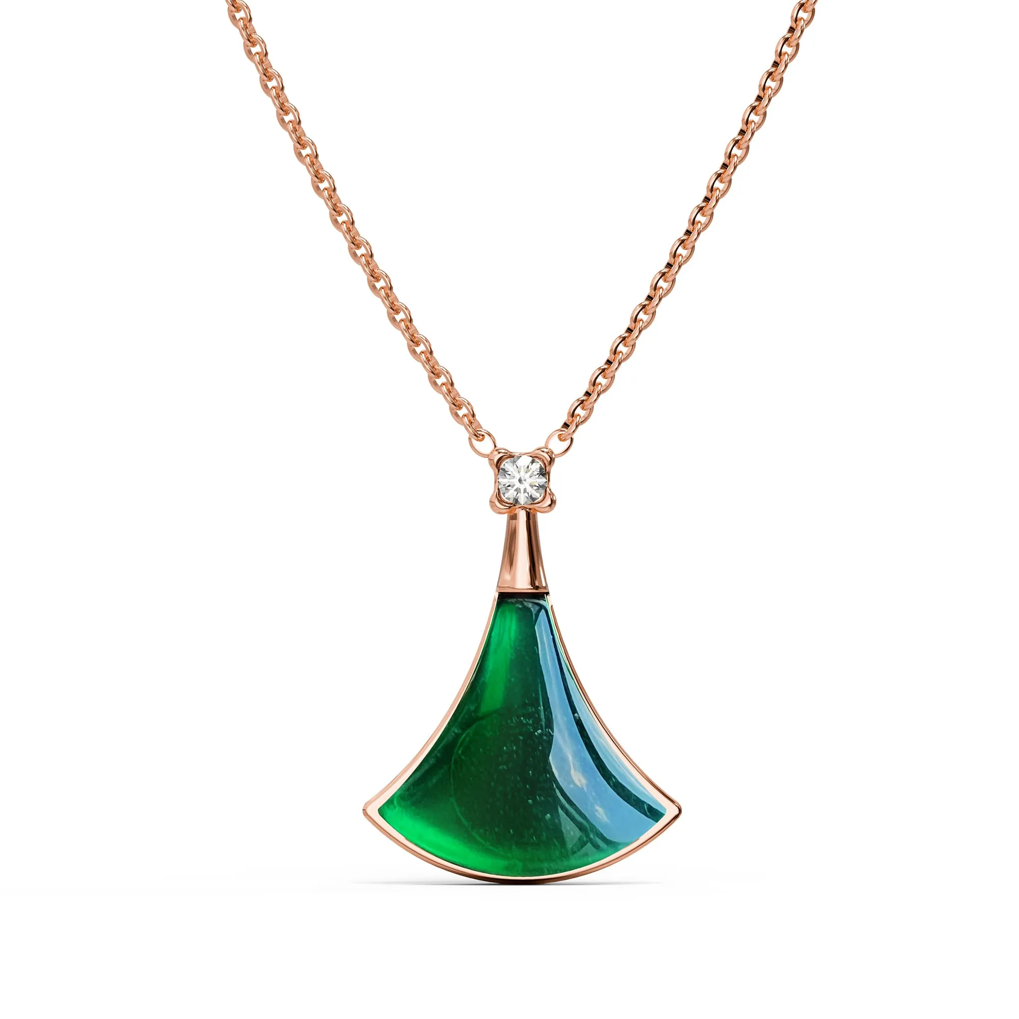 Diva's Dream Necklace in Rose Gold