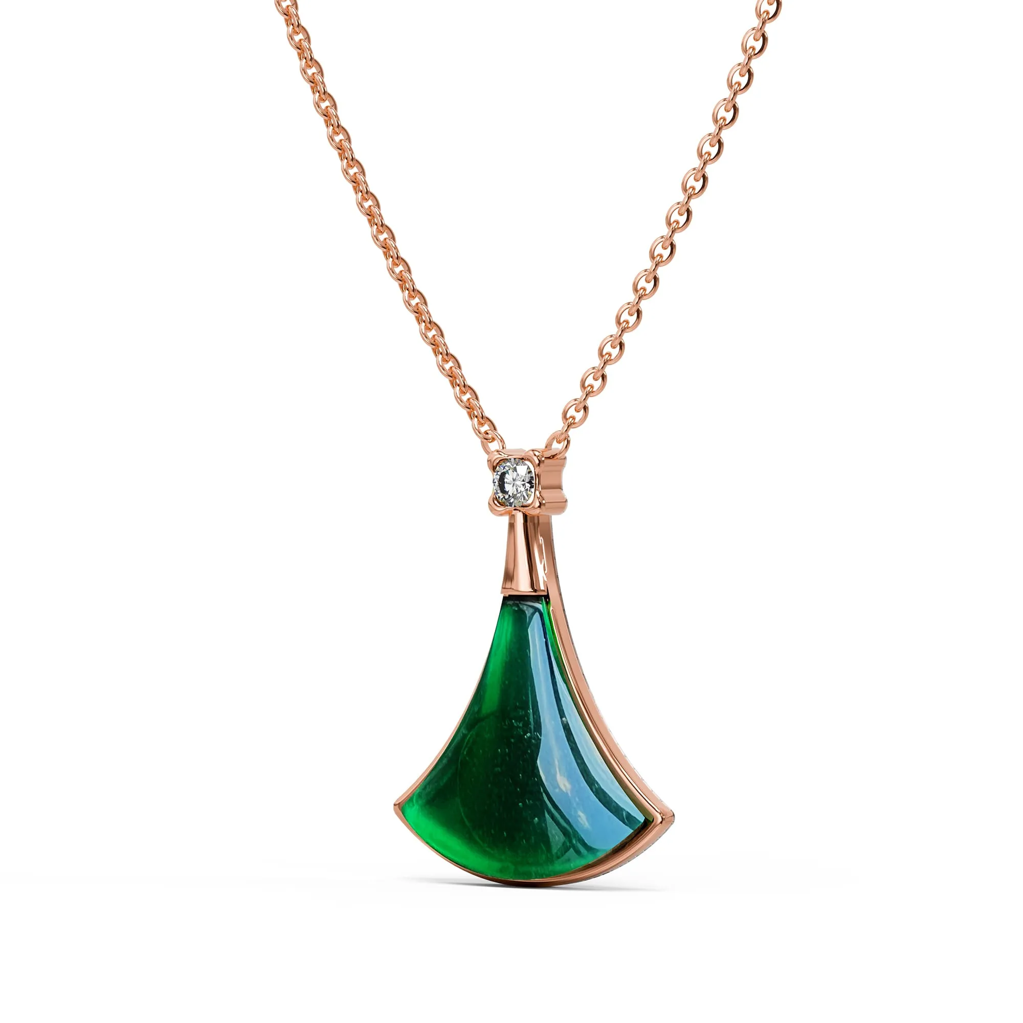 Diva's Dream Necklace in Rose Gold