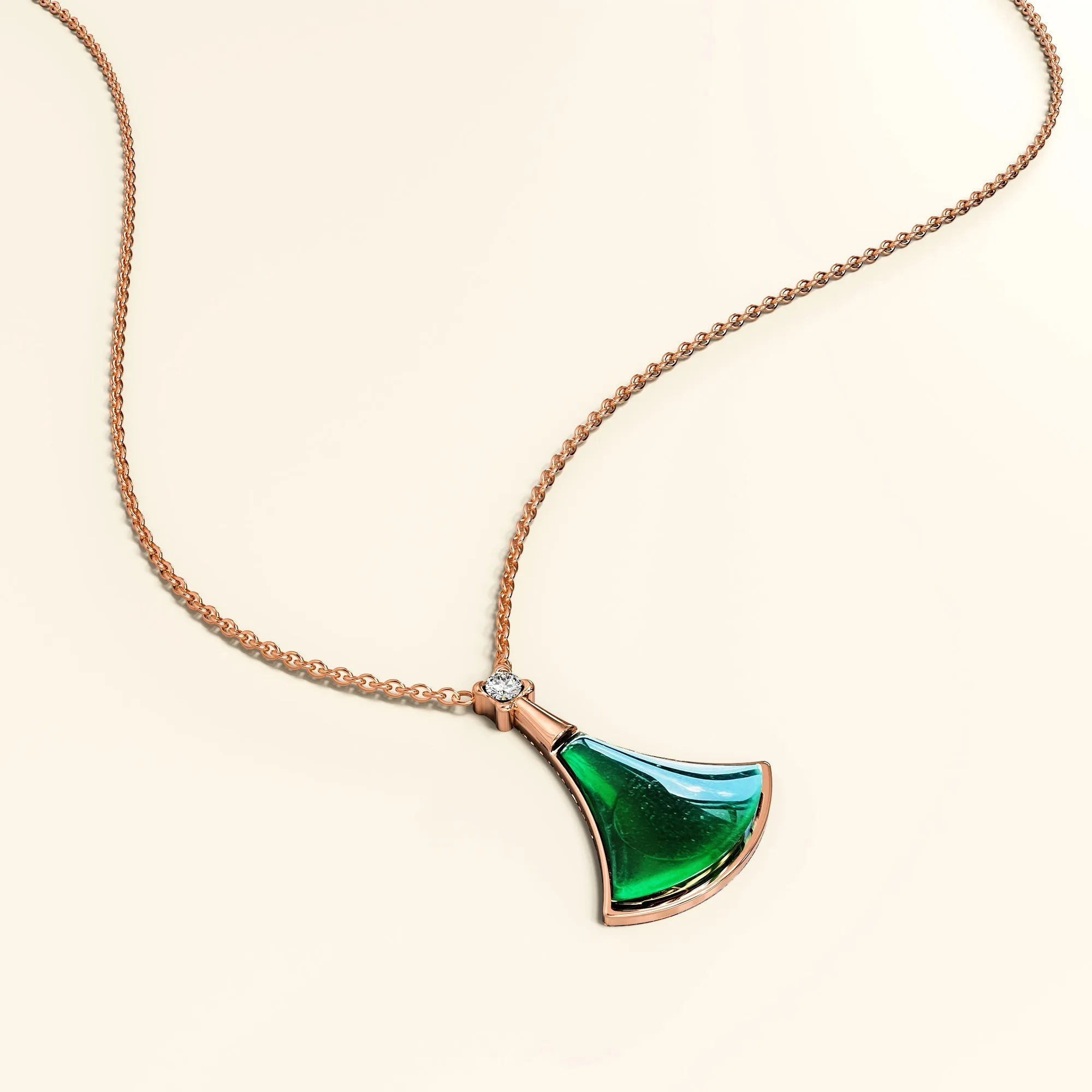 Diva's Dream Necklace in Rose Gold