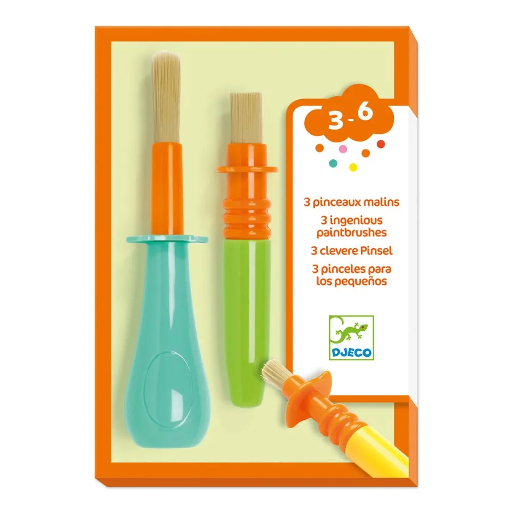 Djeco 3 Ingenious Paintbrushes
