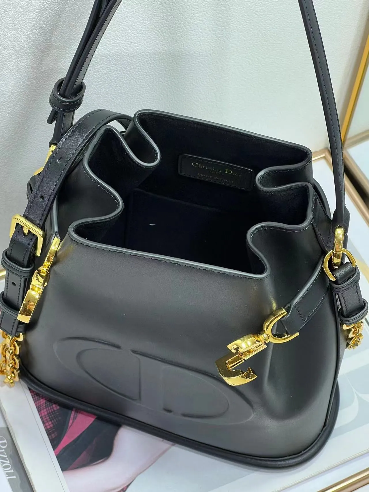 DR341 Medium C'est Dior Bag / 9.5 x 10 x 4 inches