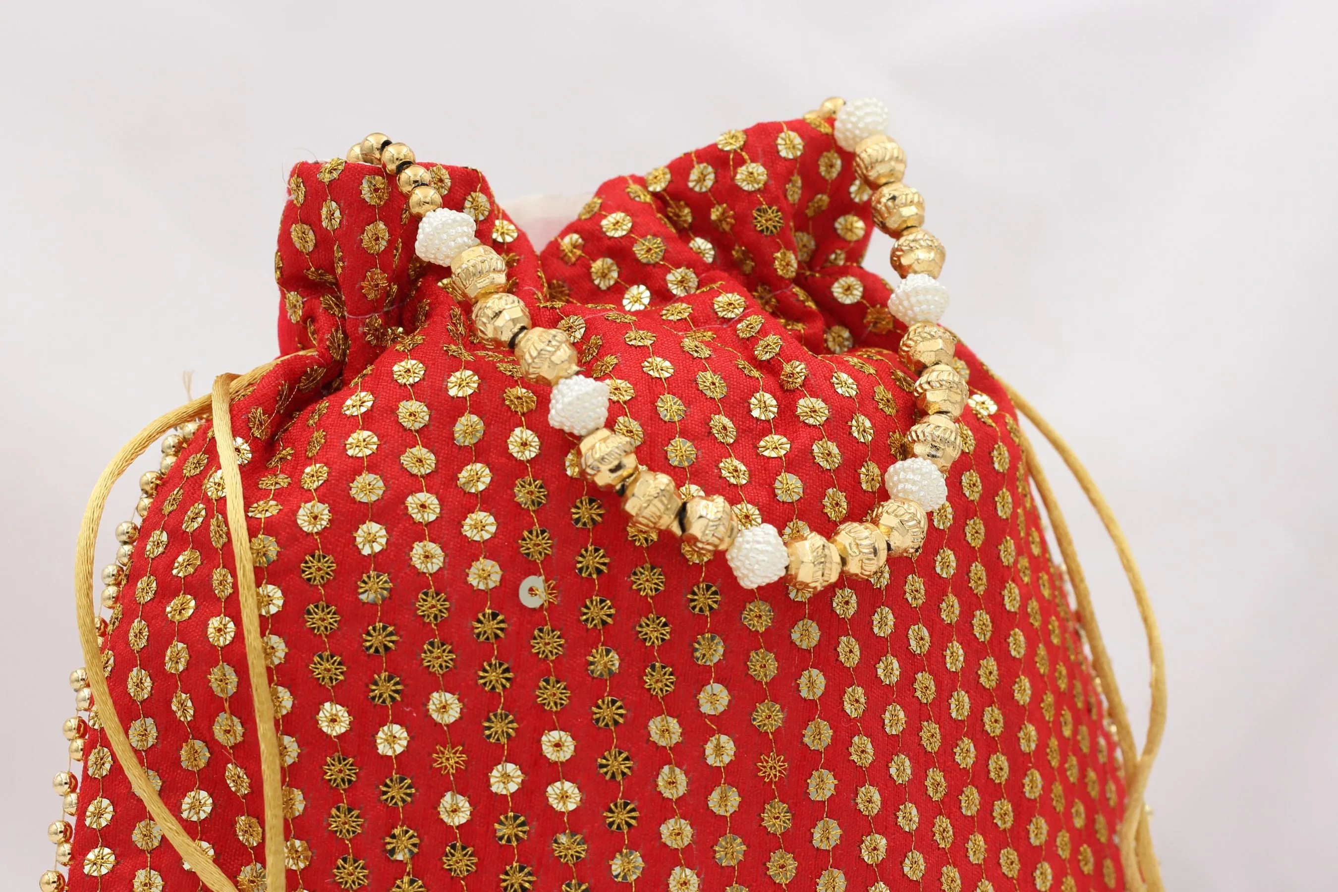 Elegant Embroidered Women's Potlis by JCS Fashions - Perfect Accessory