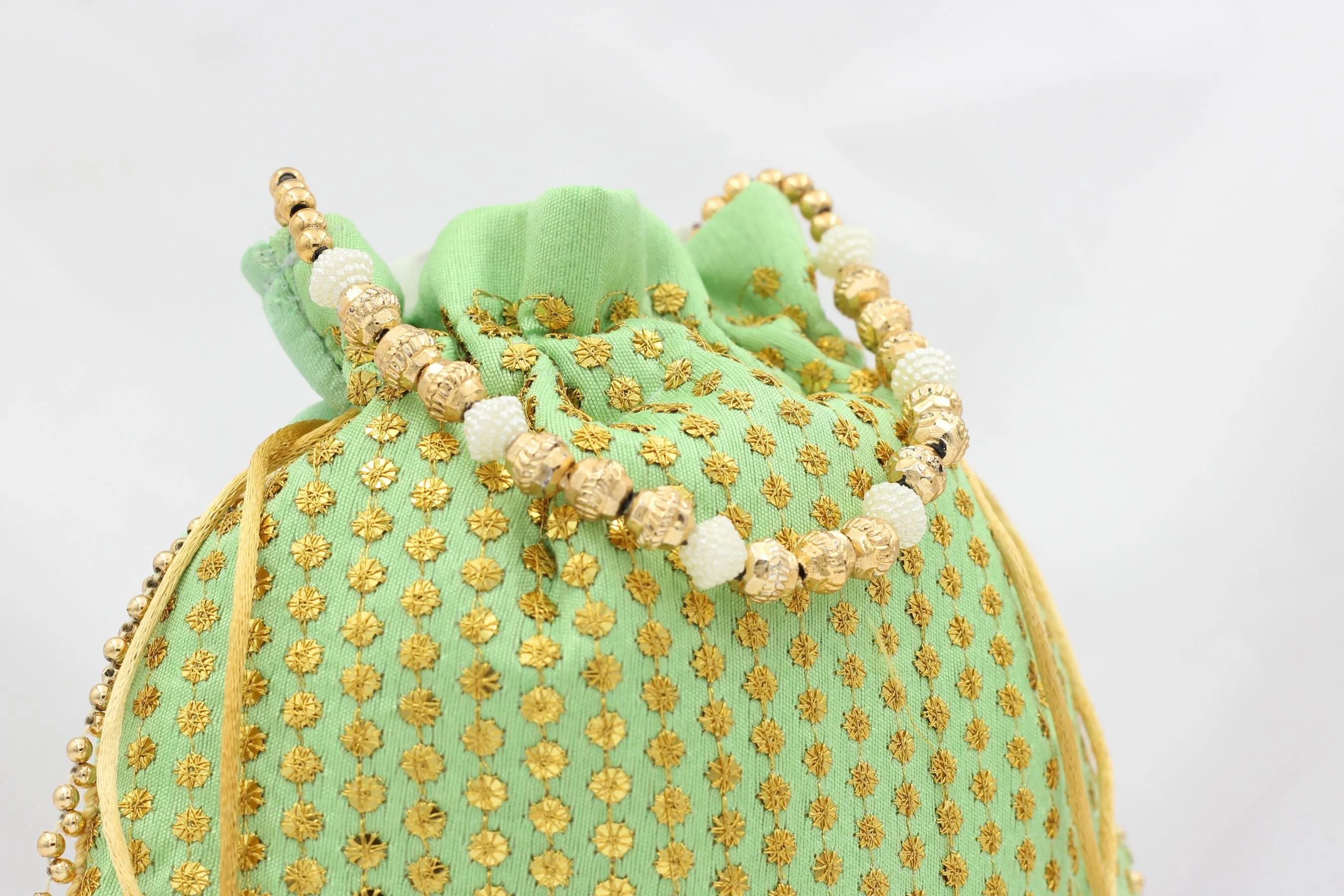 Elegant Embroidered Women's Potlis by JCS Fashions - Perfect Accessory