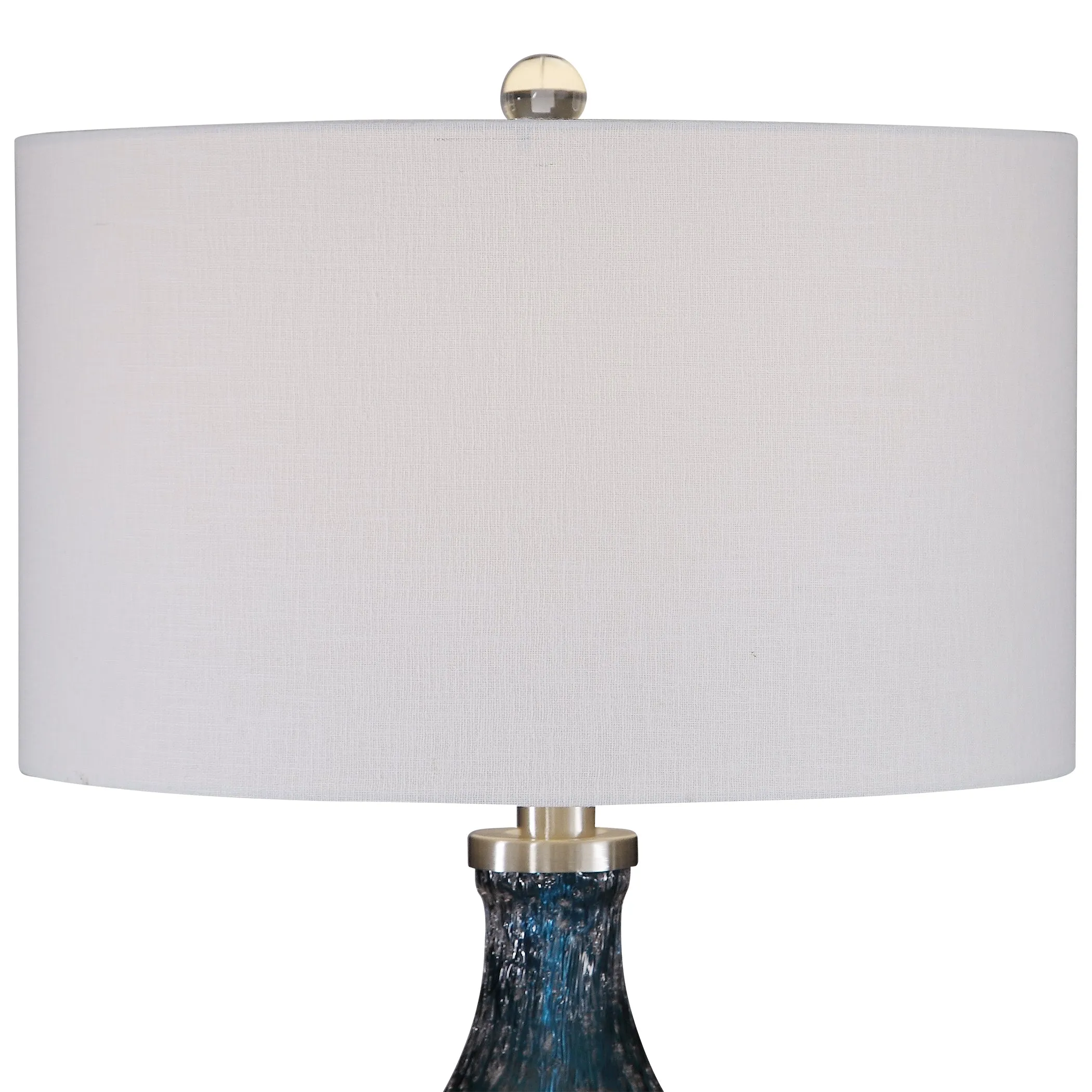 Eline Blue Glass Table Lamp