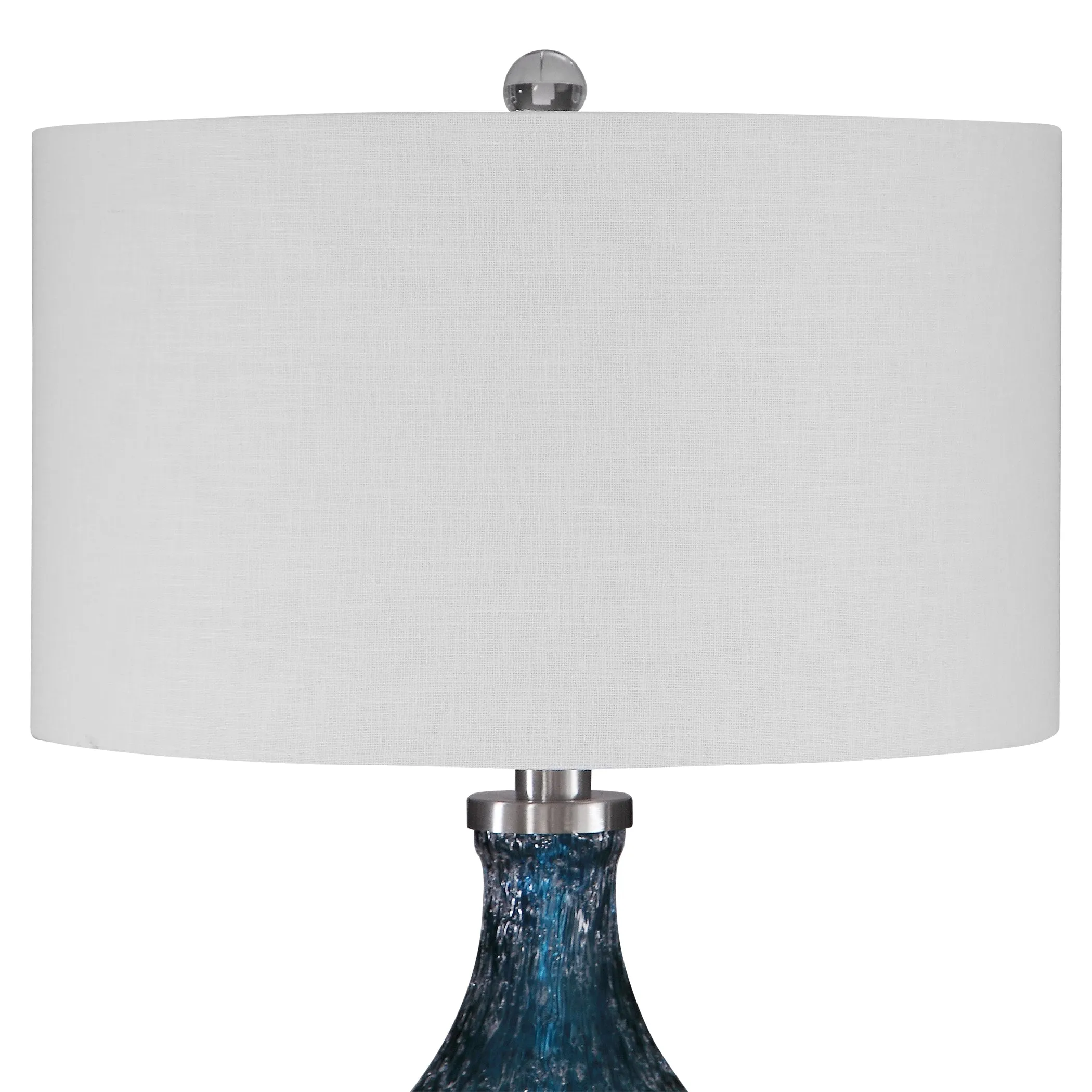 Eline Blue Glass Table Lamp