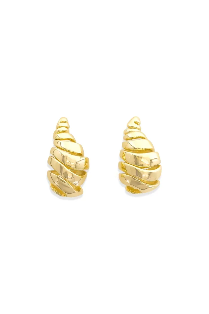 Enamel Swirl Earrings