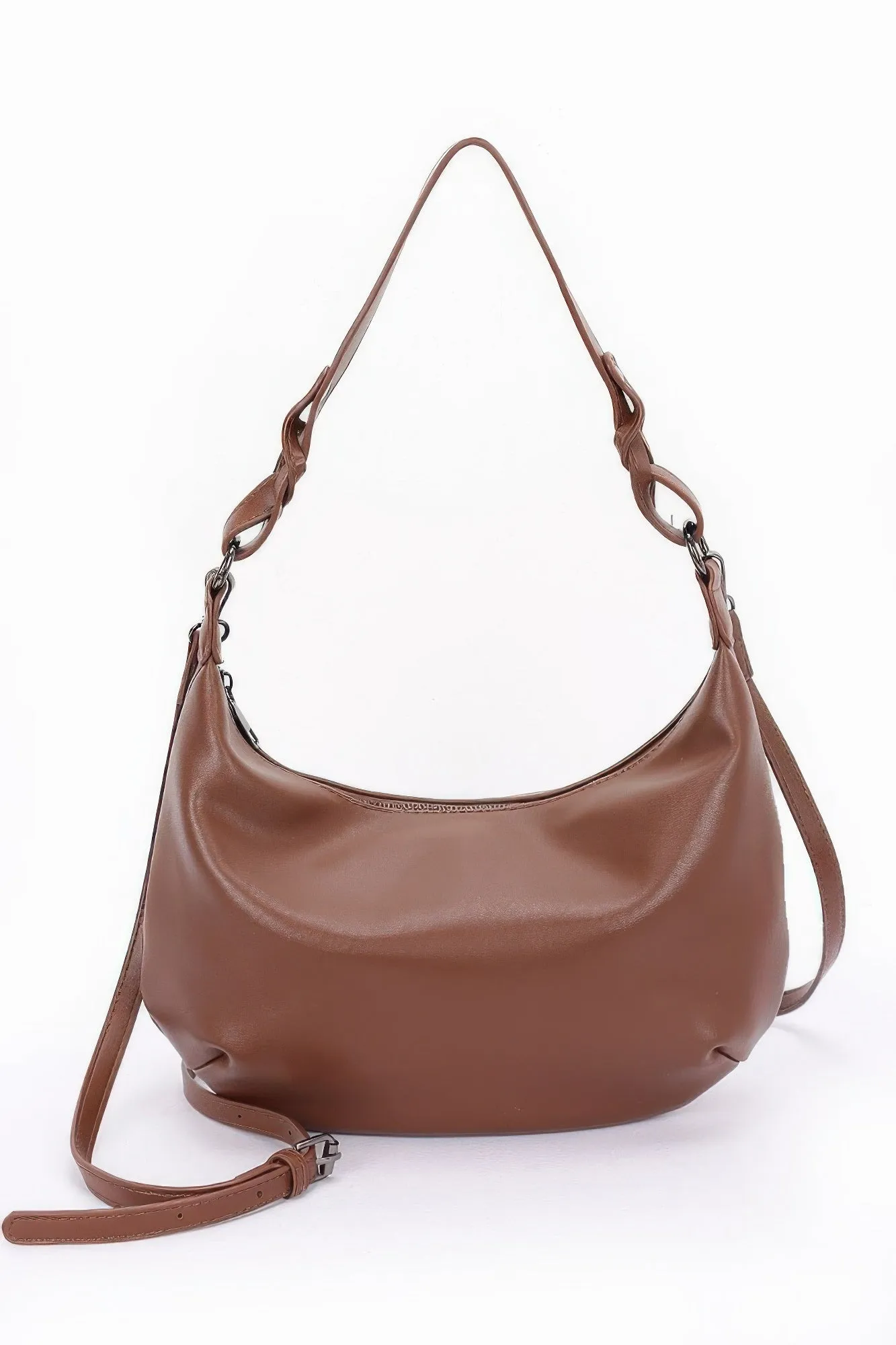 Faux Strap Shoulder Bag