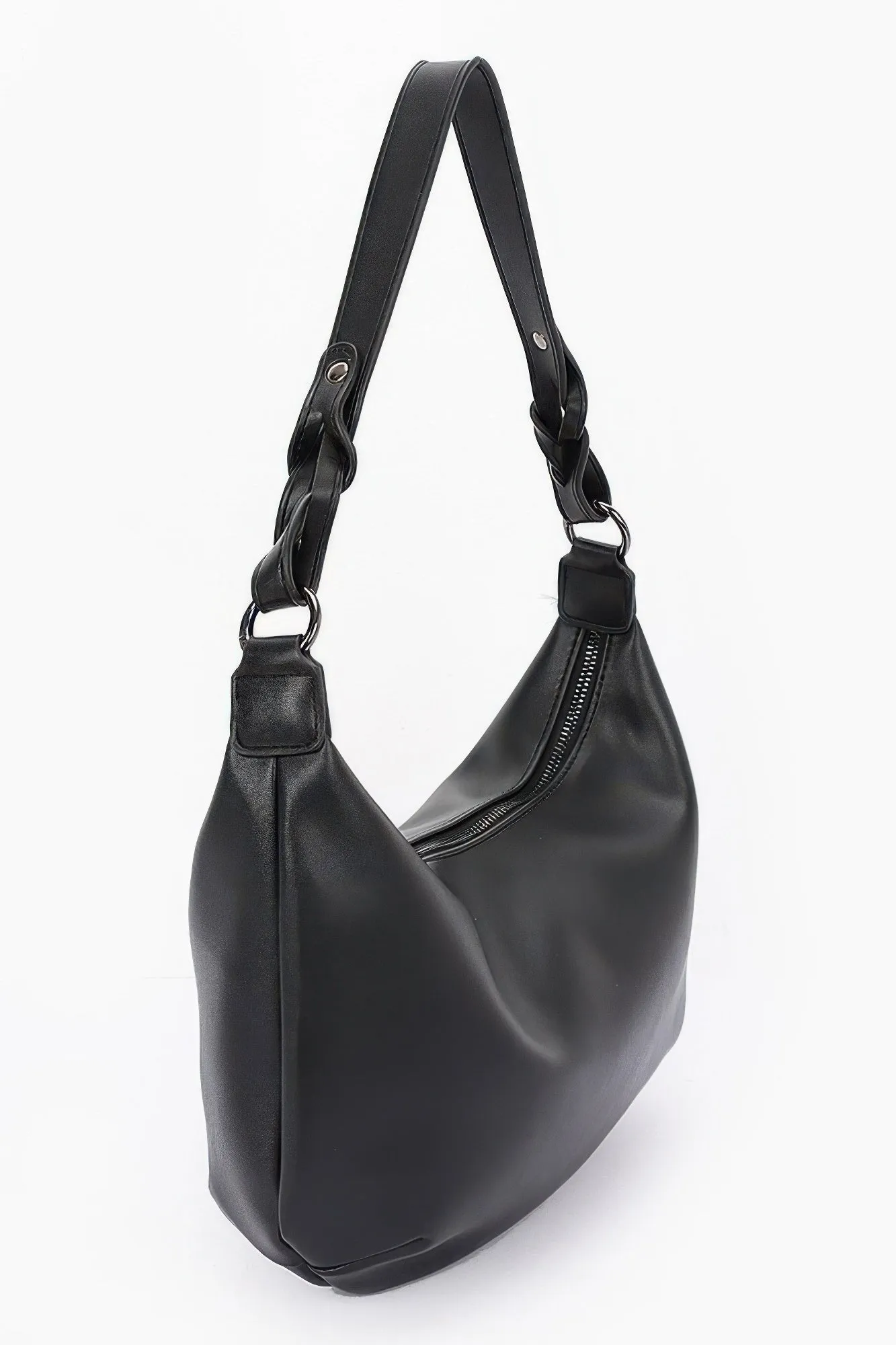 Faux Strap Shoulder Bag