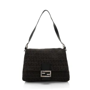 Fendi Zucchino Forever Mamma Shoulder Bag