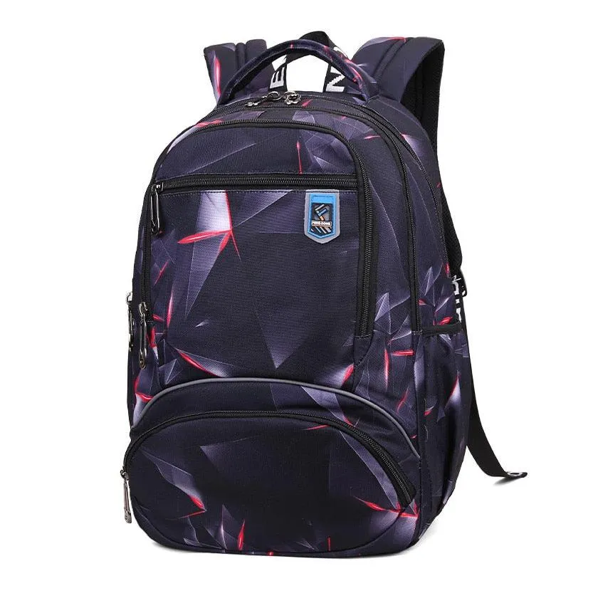 Fengdong kids school backpack child bag waterproof nylon printing backpack for children school bags for teenage girls schoolbag
