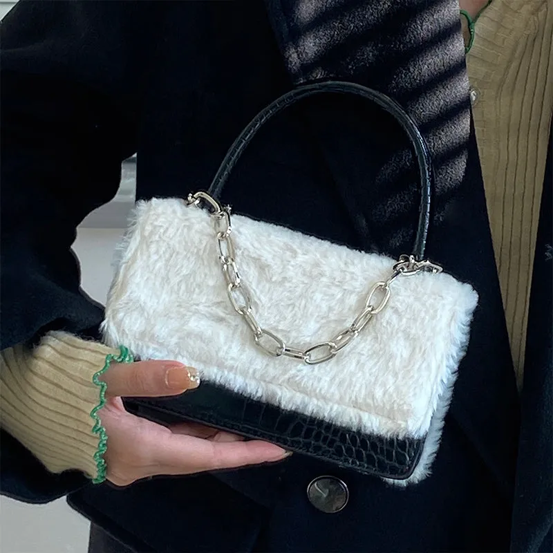 Fluffy Chain Bag
