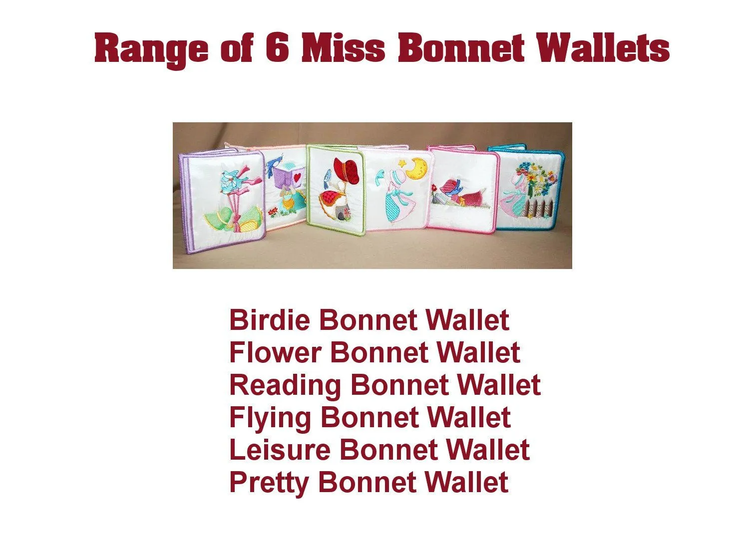 Flying Bonnet Wallet