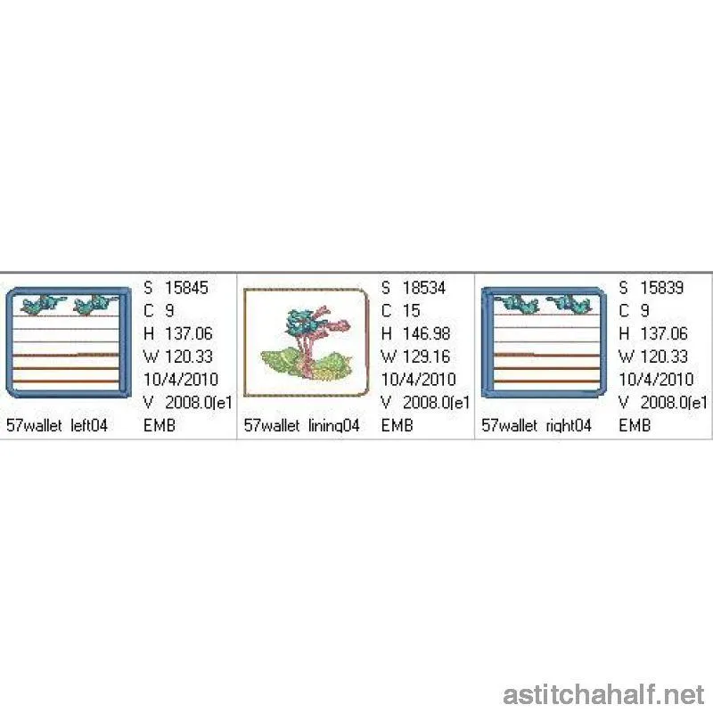 Flying Bonnet Wallet