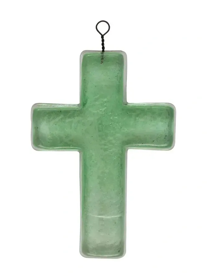Glass Hanging Cross