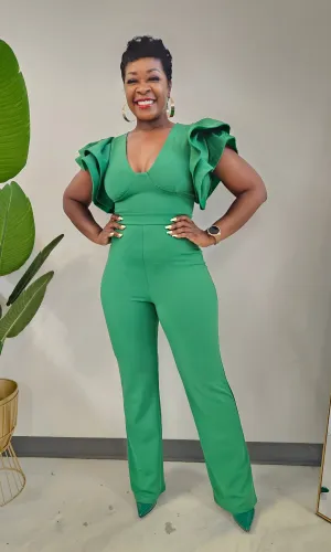 Gorgeous Green Jumpsuit