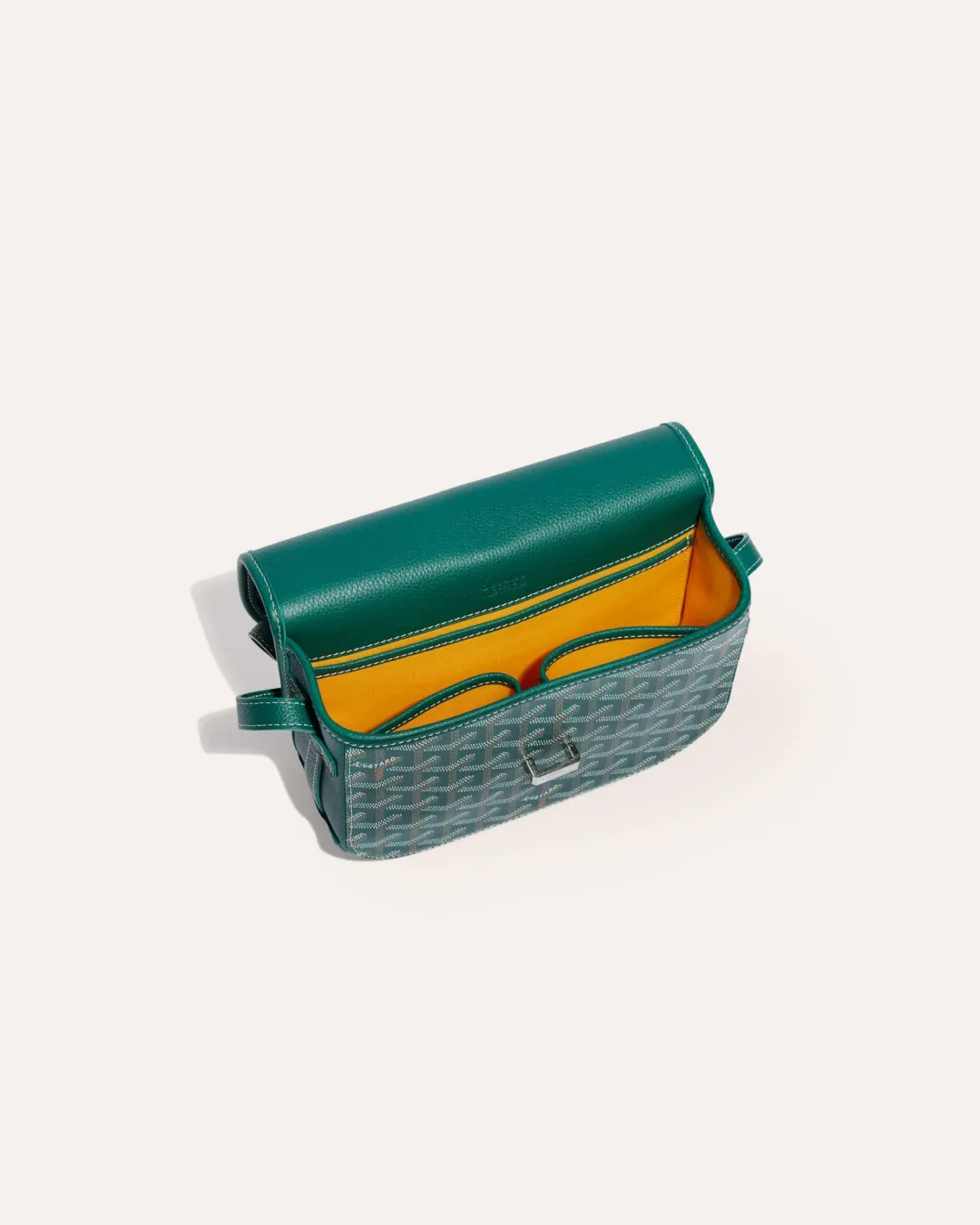 Goyard Goyardine Belvedere Messenger 'Green' Bag