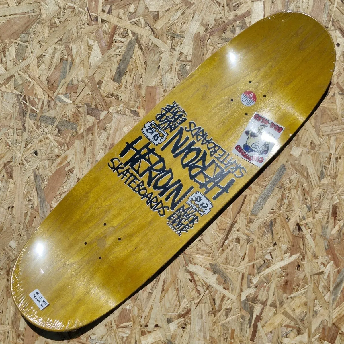 Heroin Skateboards Shellbound Shellraiser 2 9.5 Egg