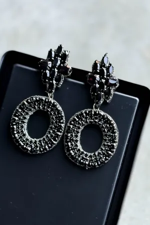 In The Details Black Earrings