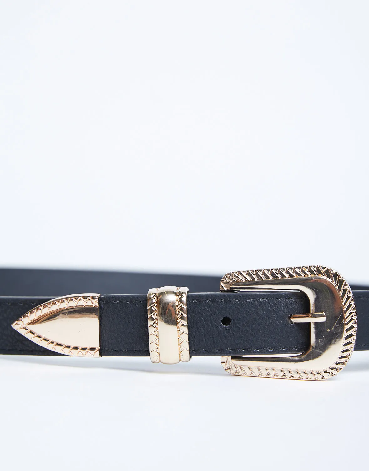 In The Details Buckle Belt
