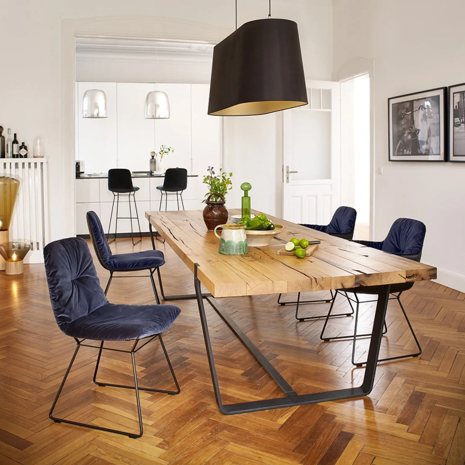 janua | bb 11 clamp table | oiled vintage oak 280x105cm