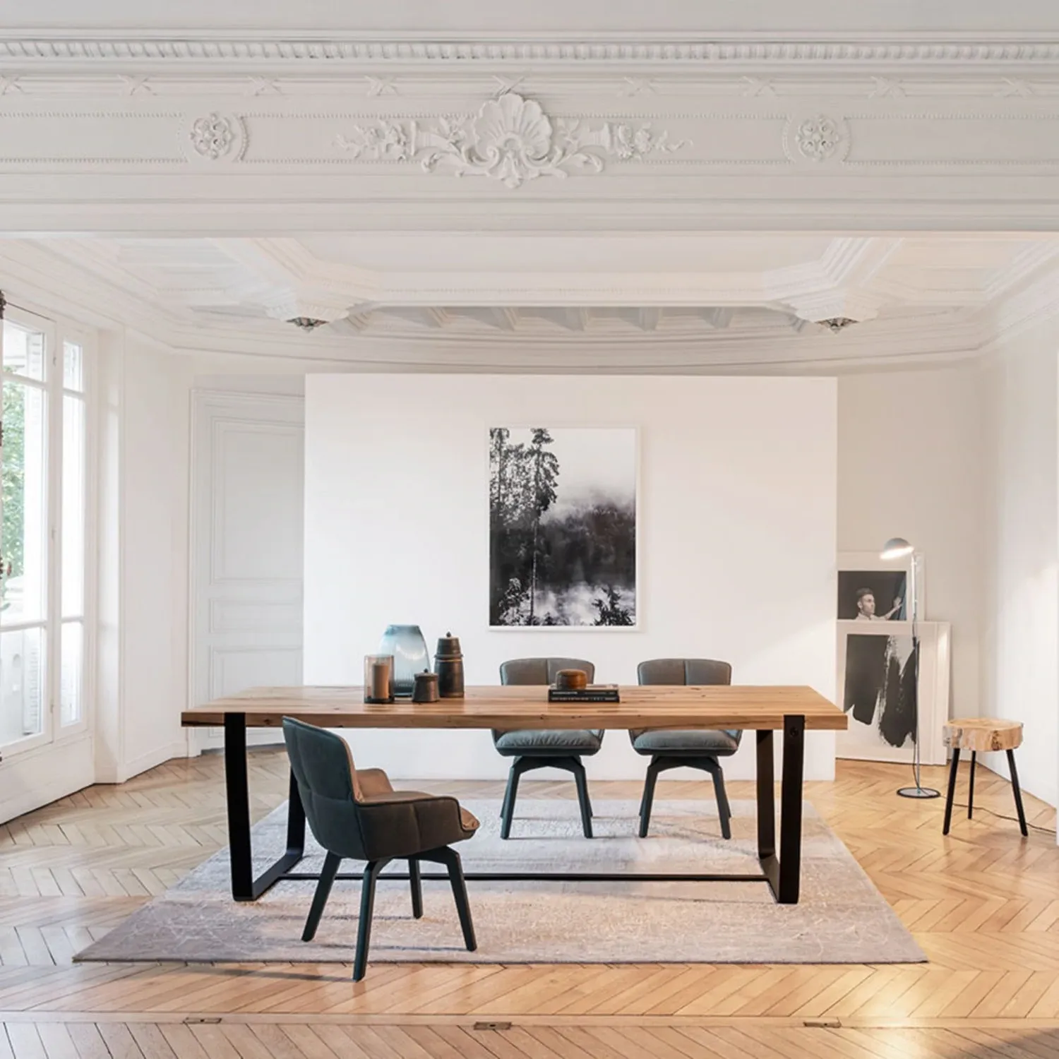 janua | bb 11 clamp table | oiled vintage oak 280x105cm