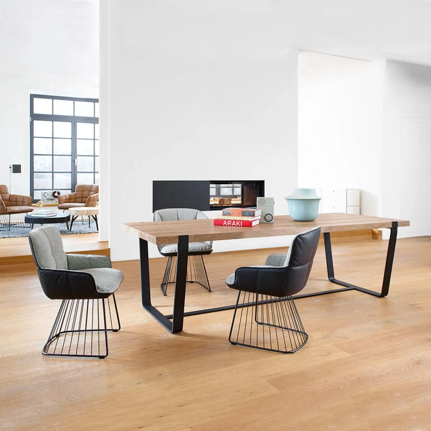 janua | bb 11 clamp table | oiled vintage oak 280x105cm