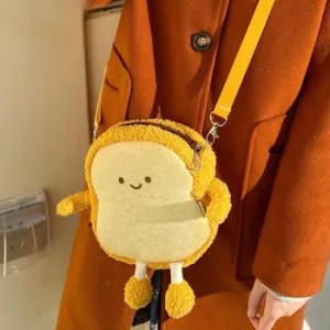 Kawaii Bread Bestie Plush Bag - Kawaii Bag