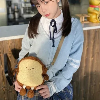 Kawaii Bread Bestie Plush Bag - Kawaii Bag