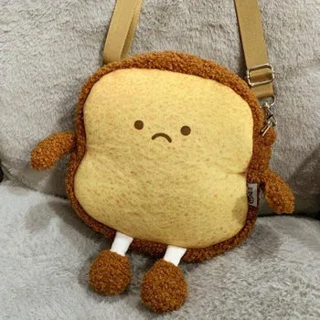 Kawaii Bread Bestie Plush Bag - Kawaii Bag
