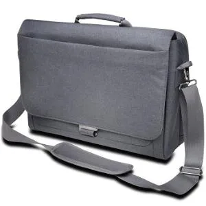 Kensington 62623 Carrying Case (Messenger) for 36.6 cm (14.4") Notebook - Cool Grey - Handle, Shoulder Strap - 292.1 mm Height x 406.4 mm Width x 114.3 mm Depth - 1 Pack - Retail