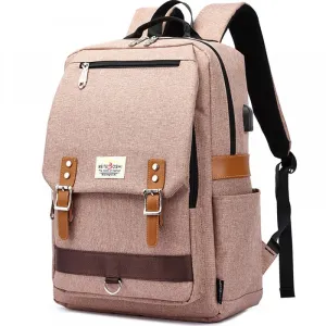 Kids USB School Backpacks - Black Blue GreenBook Bags For Boys Girls Oxford Cloth Bookbag With USB Charging Port For Students
