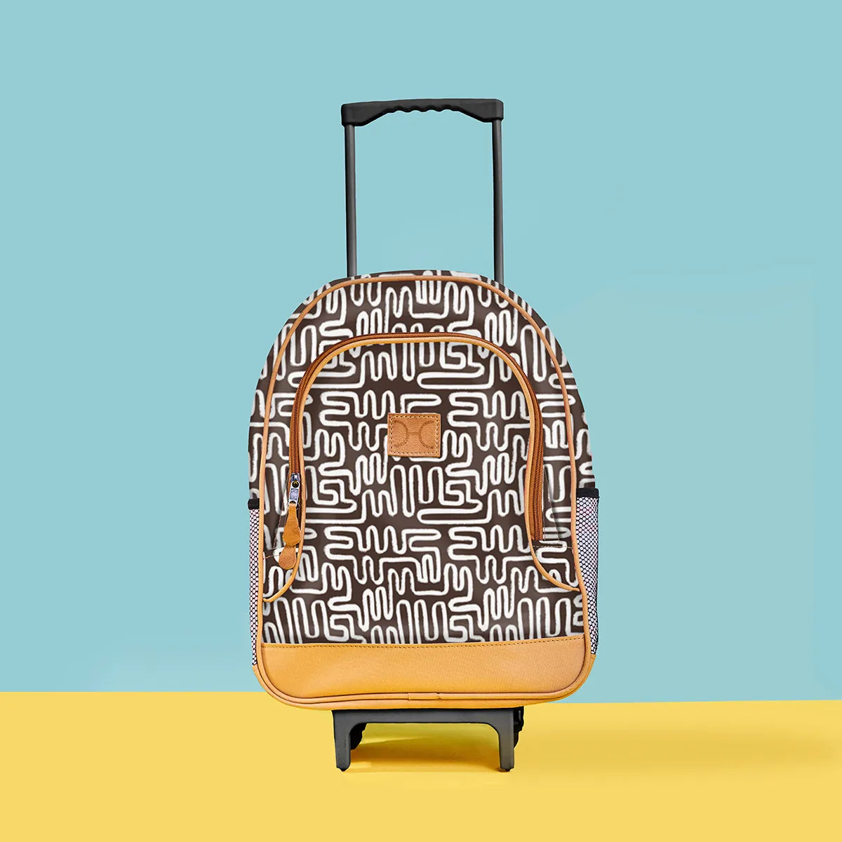 Kids Wheelie Backpack Black Handle