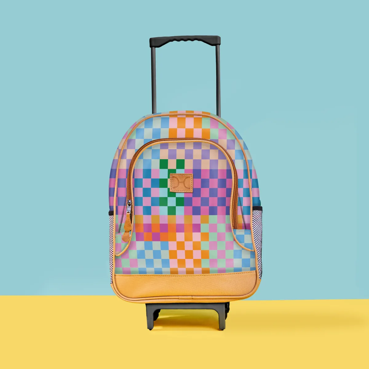 Kids Wheelie Backpack Black Handle
