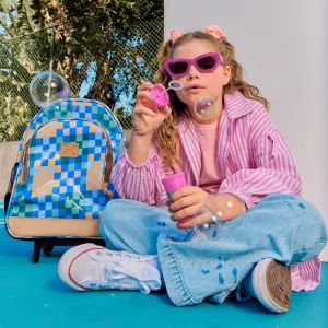 Kids Wheelie Backpack Black Handle