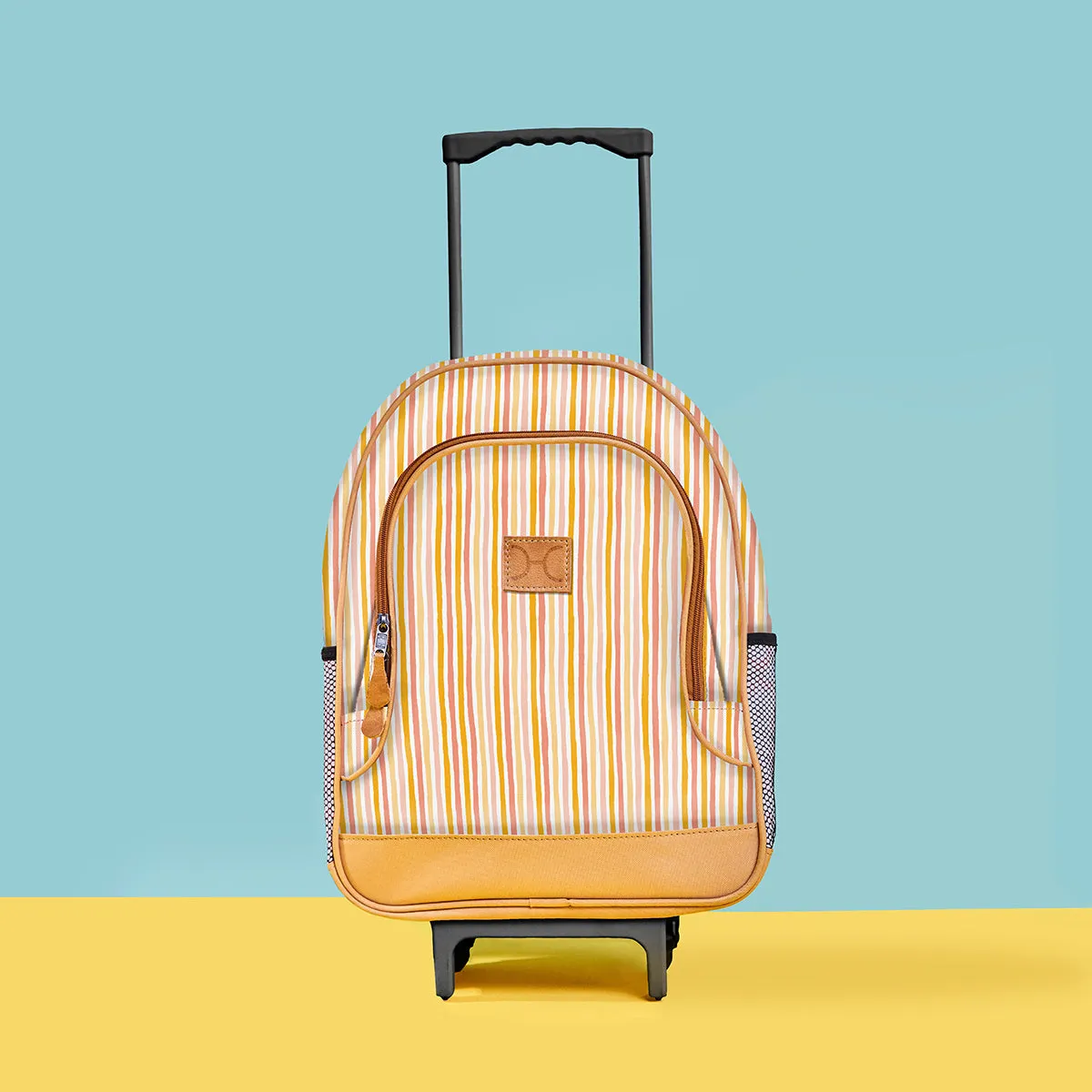 Kids Wheelie Backpack Black Handle