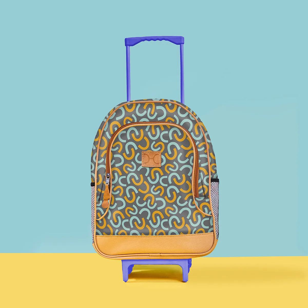 Kids Wheelie Backpack Black Handle