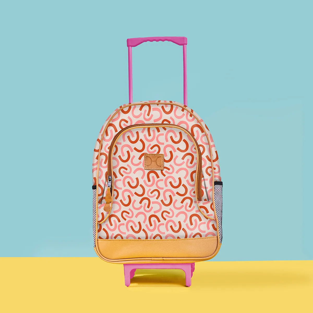 Kids Wheelie Backpack Black Handle