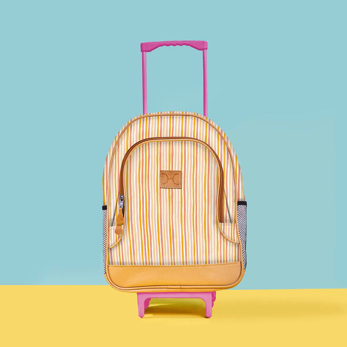 Kids Wheelie Backpack Black Handle