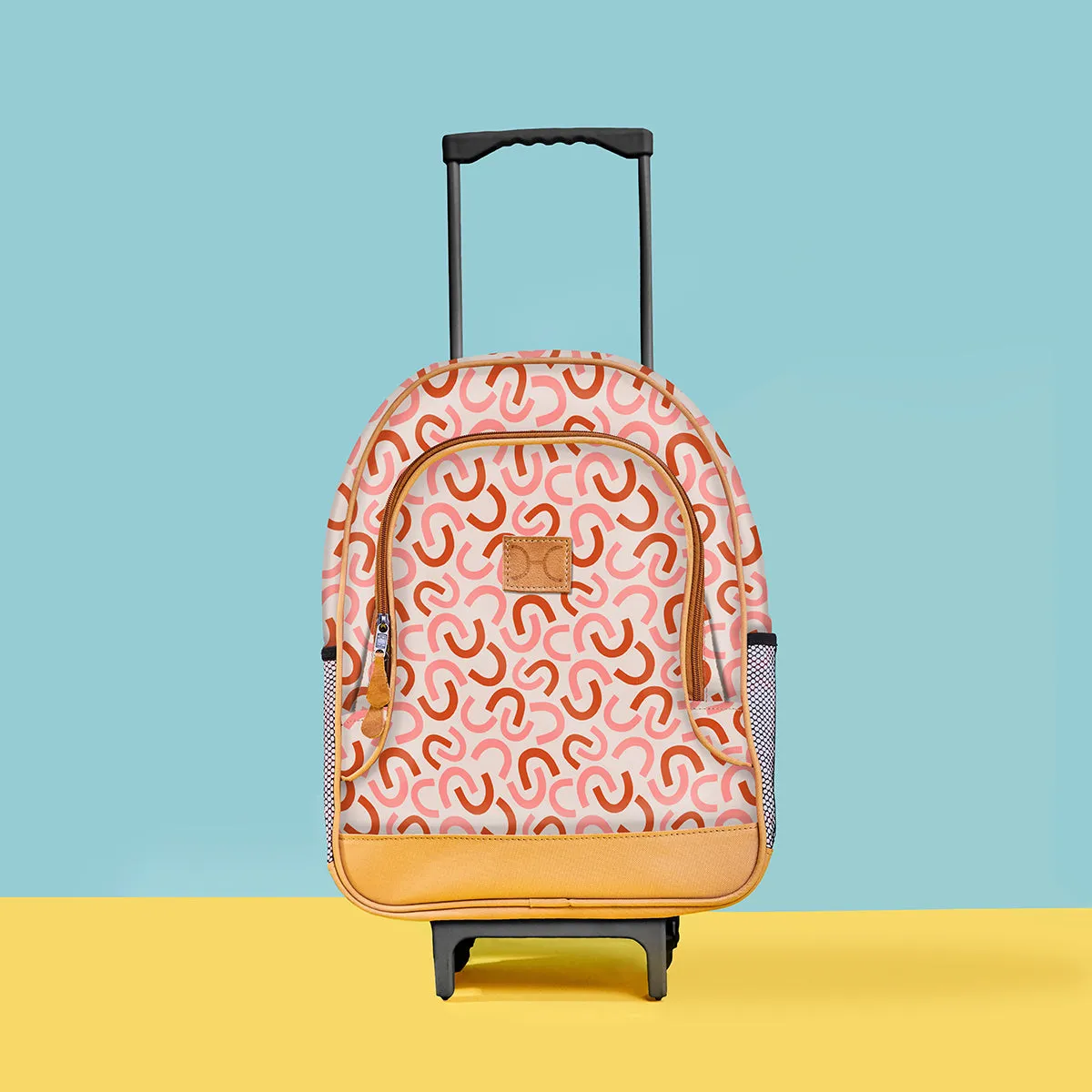 Kids Wheelie Backpack Black Handle